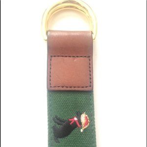 J McLaughlin Ribbon Belt Christmas Dogs Small